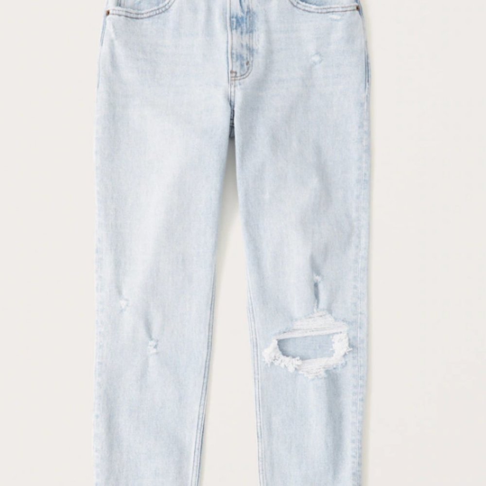 A&F Curve Love High Rise Mom Jean